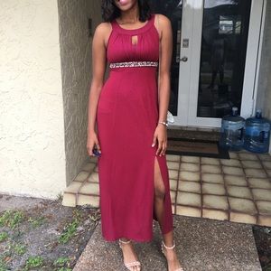 Maroon dress